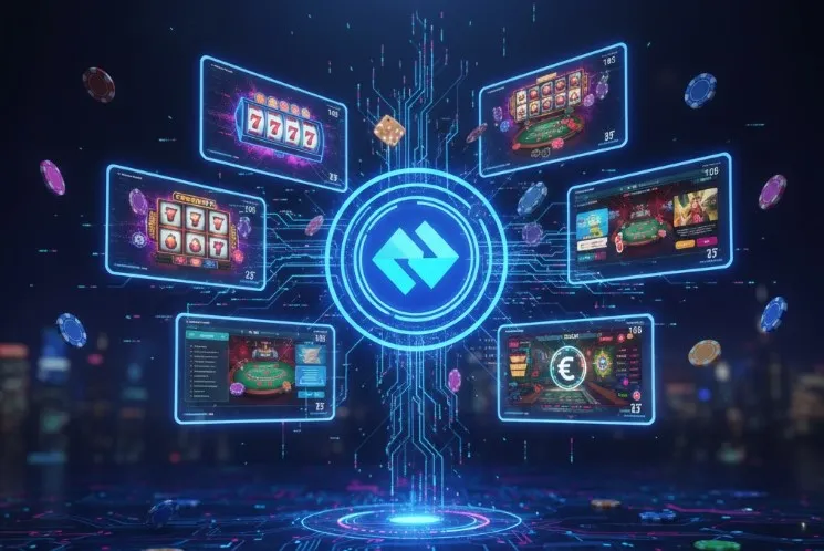 Illustratie van Neteller casino's