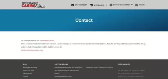 Ondersteuning contacten