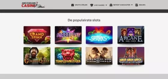 Amsterdams Casino gokkasten