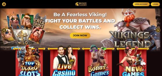 Officiële website van het Bronze Casino