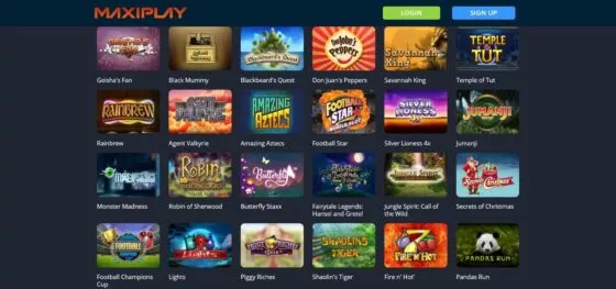 Maxiplay Casino gokkasten