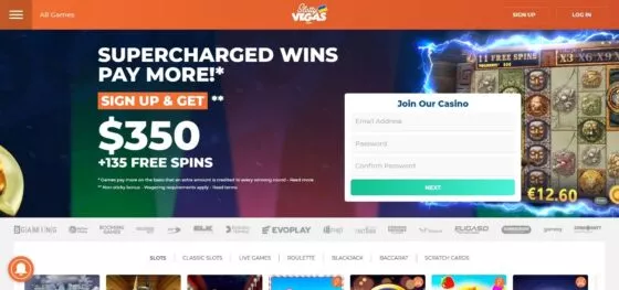 Officiële website van het Slotty Vegas Casino