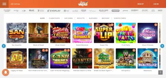 Slotty Vegas Casino gokkasten