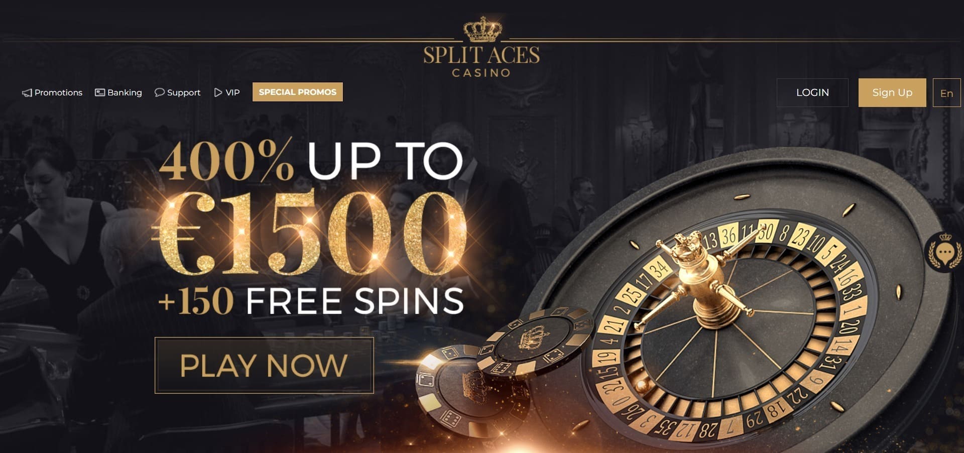 Officiële website van het Split Aces Casino