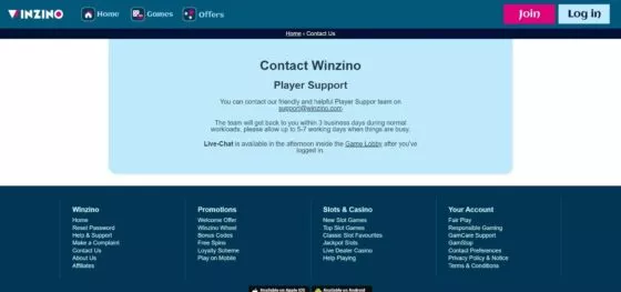 Ondersteuning contacten