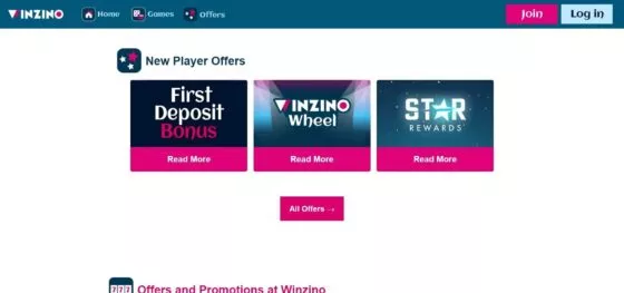 Winzino Casino Bonussen