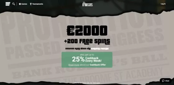 Officiële website van het DBosses Casino