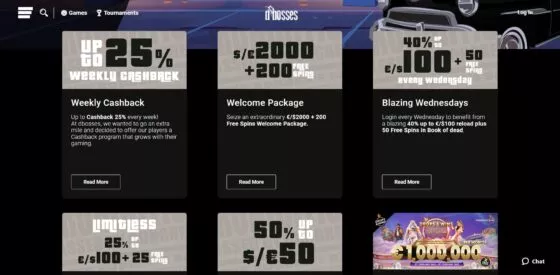 Bonussen DBosses Casino