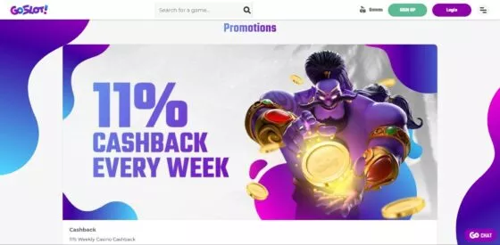 Bonussen GoSlot Casino