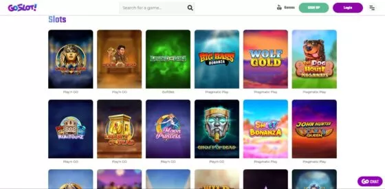 GoSlot Casino gokkasten