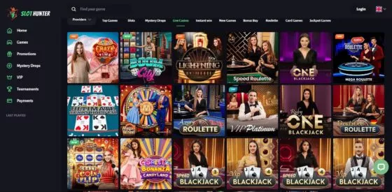 Slot Hunter Casino live