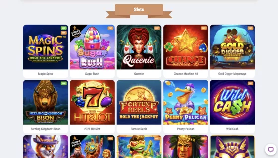 Cookie Casino slot machines