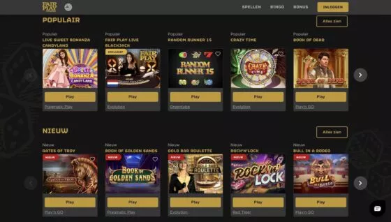 Fair Play Casino live