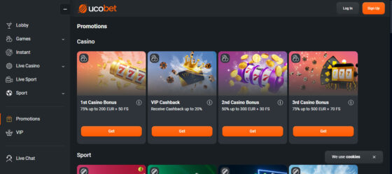 Ucobet casino promo