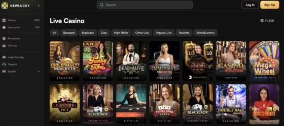 Newlucky-live casino