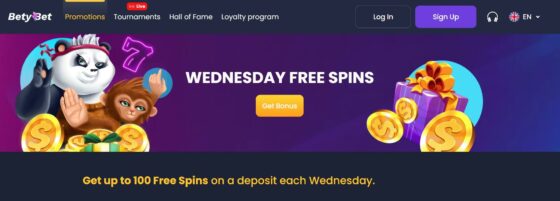 Betybet casino gratis spins