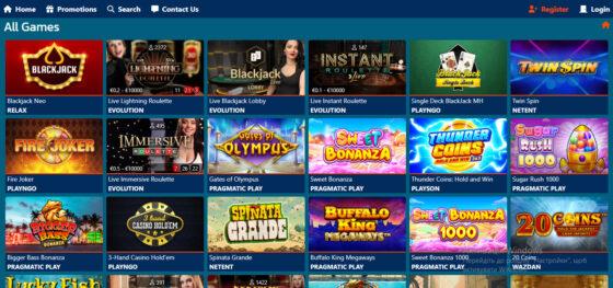 Bof casino games