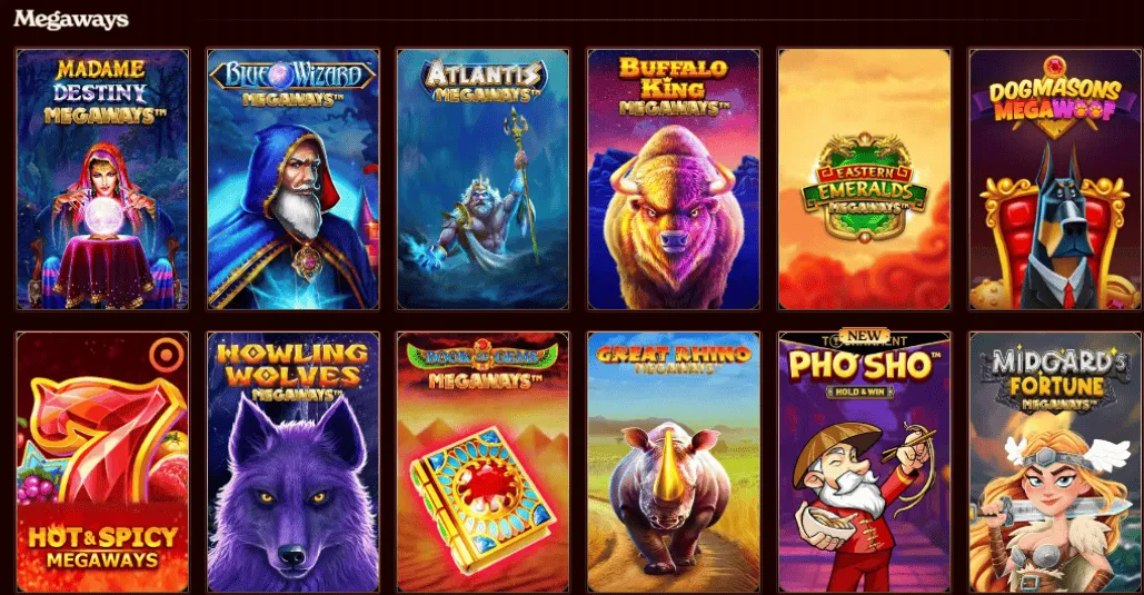 Megaways Slots bij Casoola Casino