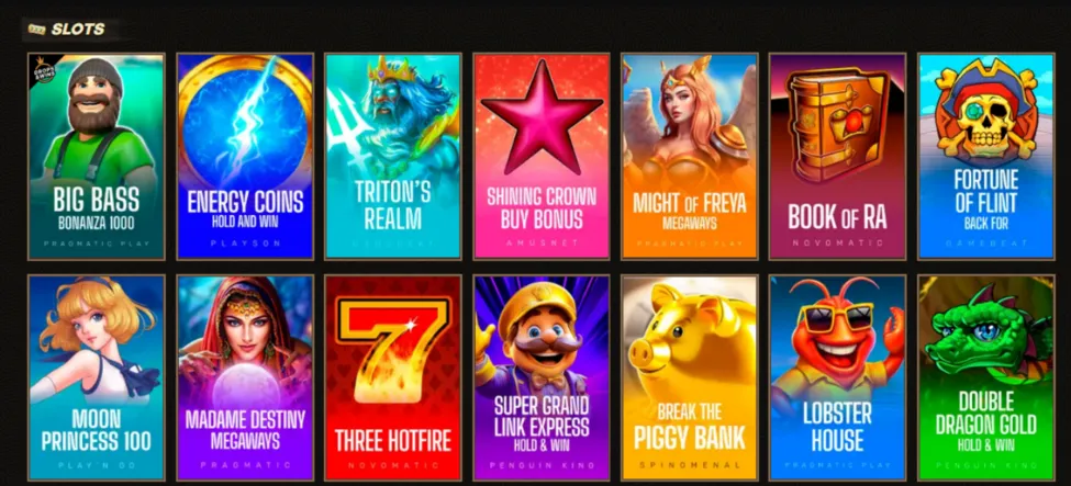 Sankra Slots & Live Games — Lobby-overzicht